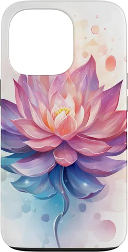 Miniatura 10 de Funda para iPhone 14 Pro Max Lotus Flower Symbol of Beauty and Spirituality Illustration Case