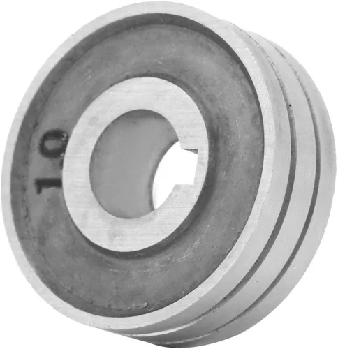 Miniatura 5 de Alimentación de alambre de rollo de accionamiento para soldador MIG, 0.8/0.039 in (.030" .039") ranura moleteada OD 1.2" ID .40" reemplazo del rollo