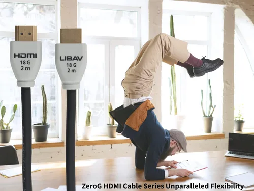 Miniatura 4 de Liberty AV Zero-G 18G - Cable HDMI de alta velocidad súper flexible (8.2 ft)