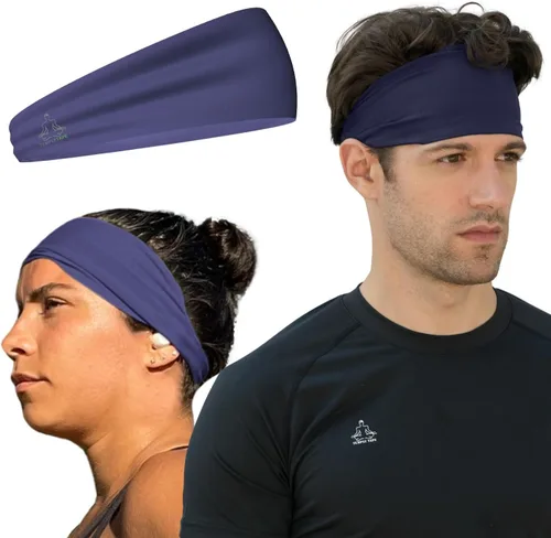 Miniatura 10 de Bandas de sudor Temple Tape - Diademas de entrenamiento para mujeres y hombres - Bandas de sudor para hombres - Bandas de sudor para deportes