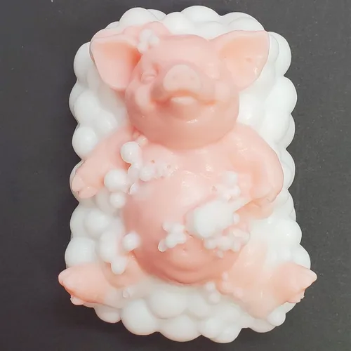 Miniatura 5 de Molde de Silicona de Cerdo para Baño para Jabón, Vela, Fondant, Chocolate, Caramelo, Decoración de Tarta, Herramientas de Pastelería, Molde