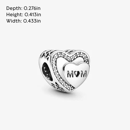 Miniatura 5 de Annmors Jewelry Birthday Charms for Woman-925 Sterling Silver Dangle Pendant Bead with Cubic ZirconiaGirl Jewelry Beads DIY Gifts for Women Bracelet