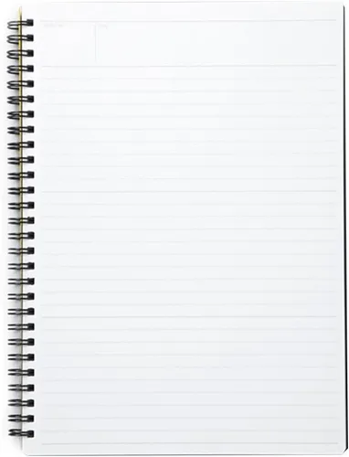 Miniatura 4 de Maruman Mnemosyne - Cuaderno rayado A5, 8.27 x 6.34 pulgadas, 80 hojas/160 páginas, diario con rayas universitarias de 0.276 in, páginas perforadas