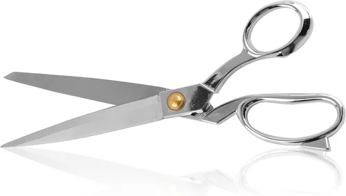Miniatura 2 de eZthings®, tijeras resistentes tapizadas de 12" para cortes artísticos y confección de manualidades, tapetes. Plata de 10.5 pulgadas