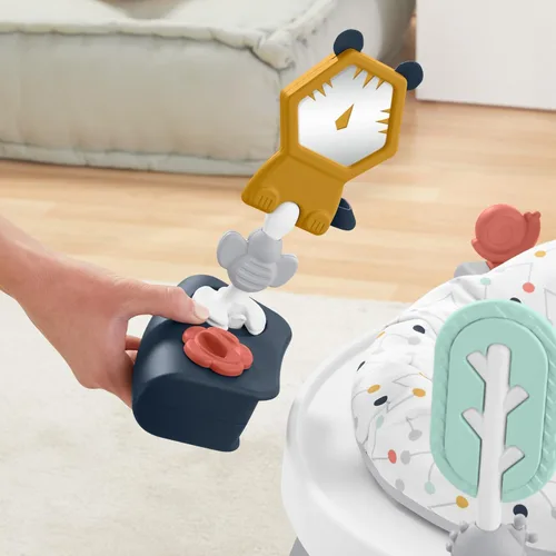 Miniatura 4 de Fisher-Price Centro de actividades 3 en 1 de giro y clasificación para bebé y niño pequeño y mesa de juego con alfombrilla de juego y más de 10