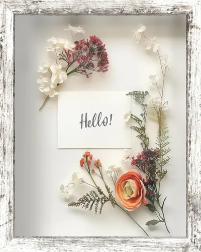 Miniatura 31 de FrameWorks Marco de Caja de Sombra de Madera Negra de 8" x 8" – Vitrina con Parte Trasera de Fieltro Suave, Caja de Memoria con Vidrio Templado