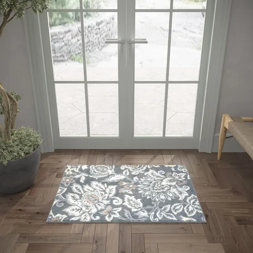 Miniatura 17 de Stella - Alfombra de pasillo de 2 x 8 pies, color crema, alfombra para pasillo, entrada interior, cocina o vestíbulo, alfombra floral - Alfombras