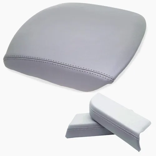 Miniatura 4 de Kit de reemplazo de apoyabrazos para puerta delantera de cubierta de consola central Dunhil, compatible con Pilot 2009-2013 (Beige)