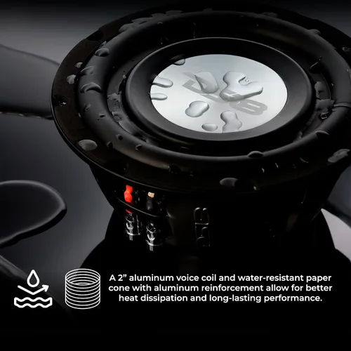 Miniatura 3 de DS18 PSW10.2D Subwoofer de montaje superficial (8" Dual 4 Ohm)