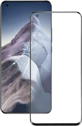 Miniatura 2 de Huangyuchao Accesorios para teléfono Pantalla frontal Lente de vidrio exterior para Xiaomi Mi 11 Ultra M2102K1G M2102K1C Reemplazo del teléfono