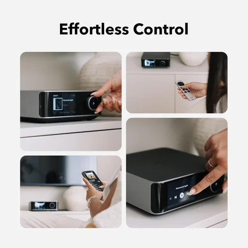 Miniatura 7 de WiiM Amp Ultra con control remoto por voz 2 Amplificador de transmisión de 100W con DAC ESS ES9039Q2M Premium y amplificadores Dual TI TPA3255