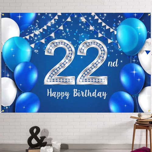 Miniatura 34 de HAMIGAR Fondo de pancarta de feliz cumpleaños número 10 de 6 x 4 pies, decoraciones de cumpleaños de 10 años, suministros de fiesta para niñas