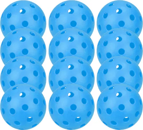 Miniatura 38 de Paquete de 6 pelotas de pickleball deportivas para exteriores - 40 pelotas de pickleball - Bolas de pickleball de EE. UU. aprobadas por USAPA