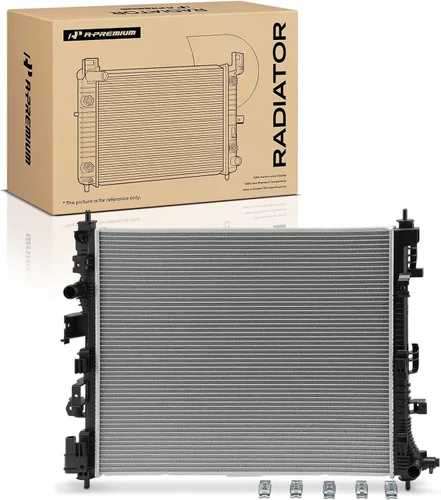 A-Premium Conjunto de radiador de refrigerante del motor compatible con Chevrolet Equinox 2018-2022 y GMC Terrain 2018-2022, 1.5L 2.0L, repuesto #