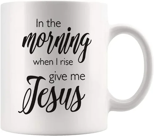 Miniatura 2 de Fonhark - In the morning when I rise give me Jesus, Give me Jesus, taza cristiana, taza de canción, taza espiritual, taza religiosa, taza de mañana