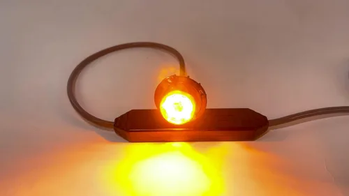 Miniatura 8 de Kit estroboscópico LED de perfil bajo de alta intensidad de 24 W, luz de advertencia de emergencia para camiones y automóviles, universal, 1 paquete