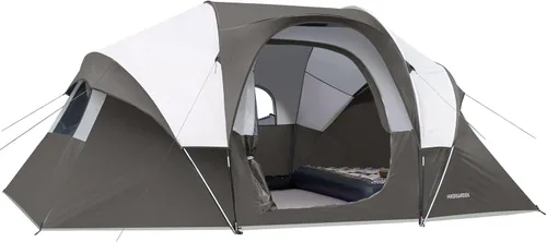 HIKERGARDEN Tienda de Campaña para 10 Personas - Tienda Familiar Portátil de Fácil Instalación para Campamento, Tienda de Cúpula de Tela Resistente