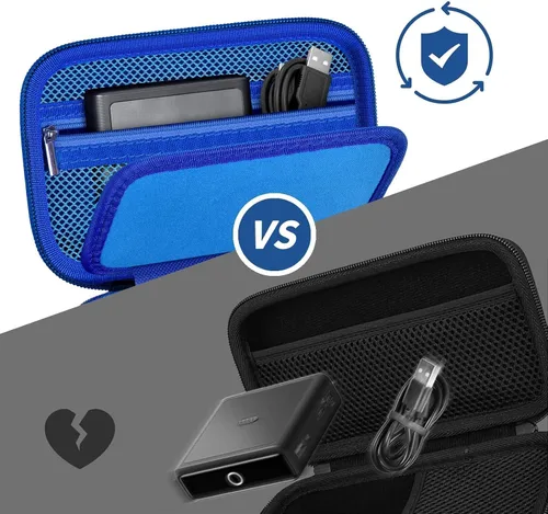 Miniatura 4 de Funda compatible con Anker Prime Power Bank 25000, 26250, 27650, 20100mAh y base de carga, soporte de viaje de almacenamiento para portátil Anker