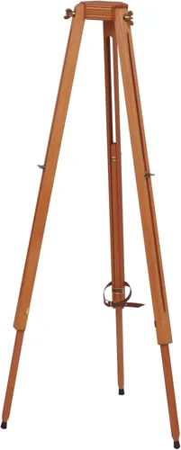 Miniatura 8 de Mabef Caballete de mesa M/16, caballete de escritorio en miniatura de madera de haya engrasada con altura y ángulo de lona ajustables, peso ligero