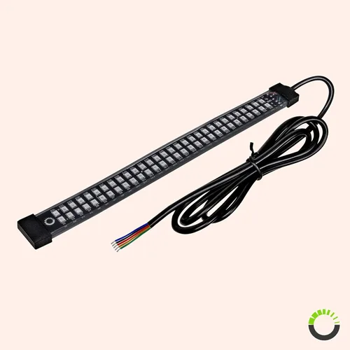Miniatura 9 de Juego de 2 tiras de luz LED ámbar de 5.0 pulgadas [luces direccionales y de circulación] [IP68 resistente al agua] [15 LED] iluminación brillante