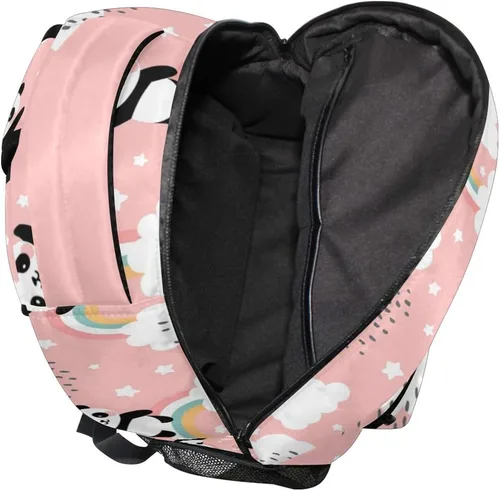 Miniatura 48 de ATTX Linda mochila con diseño de panda para niños y niñas, Panda-h, Ciclismo