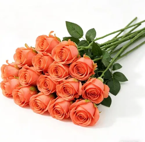 Miniatura 6 de 25Pcs Artificial Rose Flowers, Foam Fake Flowers with Stems, Real Looking, Gift Box, DIY Bouquets for Wedding Arrangements Party Home Decorations