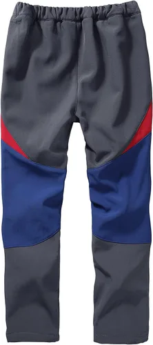 Miniatura 2 de Toomett Pantalones cargo de nieve para niños, niñas y niños al aire libre con forro polar suave Shell senderismo pesca esquí pantalones aislados