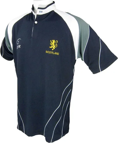 Miniatura 2 de Scotland Rugby Jersey Polo Transpirable Camisa Rampant Lion