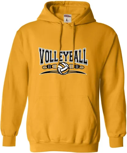 Miniatura 13 de Go All Out Sudadera con capucha para hombre y mujer con diseño fresco de voleibol