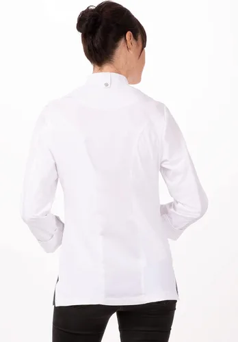 Miniatura 3 de Chef Works Marrakesh V-Series - Abrigo de chef para mujer
