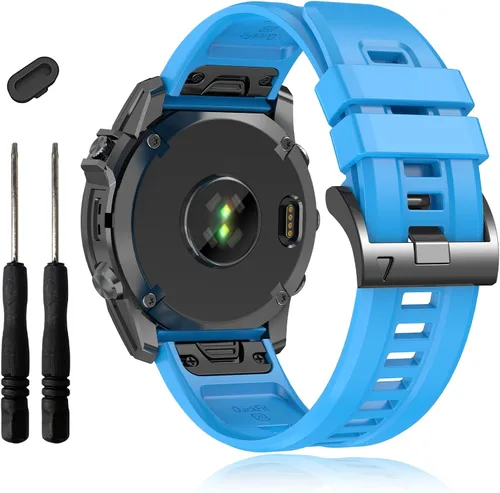 Miniatura 12 de EZMVZKU Correas Easyfit de 1.024 in para Garmin Fenix 8 AMOLED/8 Pro 2.008 in/7X/7XPro Sapphire Solar Watchands Reemplazo para Fenix 6X/6X Pro/5X/5X