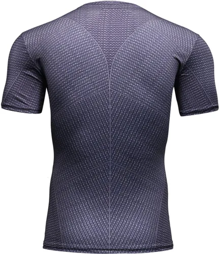 Miniatura 2 de Red Plume Camiseta deportiva de compresión para hombre de manga corta