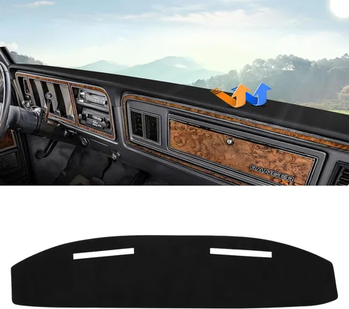 Autorder - Tapete para cubierta de tablero de instrumentos para camioneta Ford F100/F150/F250/F350/Bronco Pickup Truck, 1973-1977 1978 1979,