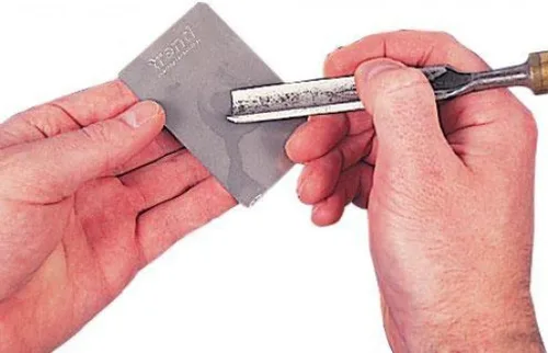 Trend Piedra afiladora de diamante de doble cara de 3 pulgadas, grano 1000 y 600, talladores de tamaño de tarjeta de crédito con billetera de