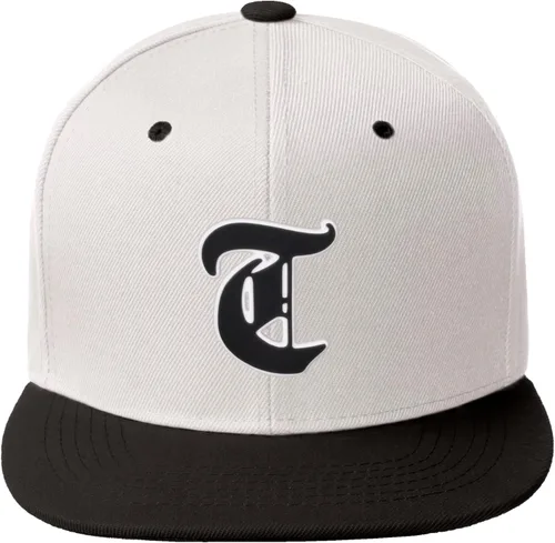Miniatura 1539 de Daxton Gorra clásica con visera de billete plano con letras del alfabeto inglés antiguo de la A a la Z