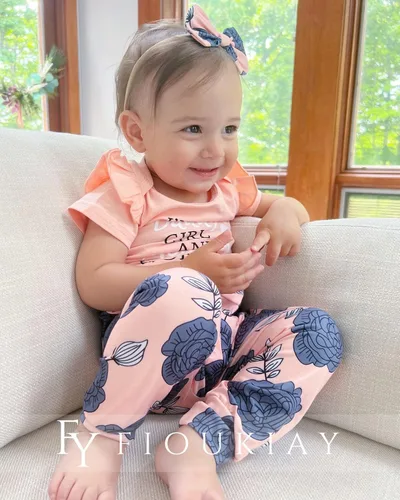 Miniatura 60 de fioukiay Conjunto de ropa de verano para bebés y niñas recién nacidas prematuros, mameluco, pantalones, diadema, conjunto de ropa para el verano