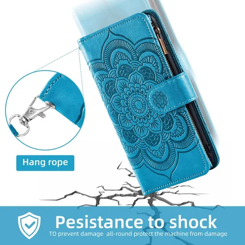 Miniatura 7 de Asuwish Funda de teléfono para Samsung Galaxy Note 20 Glaxay Note20 5G con protector de pantalla de vidrio templado y soporte para tarjeta de Azul
