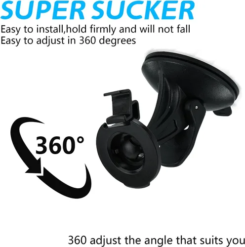 Miniatura 3 de EKIND Soporte de ventosa para parabrisas de automóvil compatible con Garmin GPS Nuvi 52