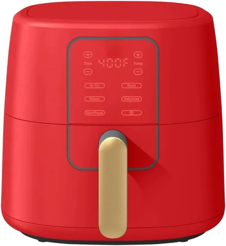 Miniatura 10 de Maravillosa freidora de aire digital de 6 cuartos de galón, freidora de aire con pantalla táctil grande con control programable de tiempo