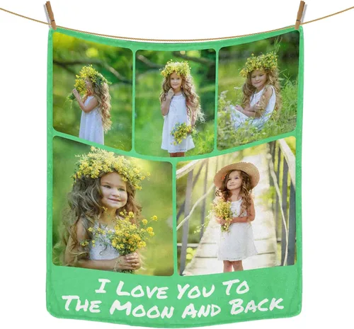 Miniatura 27 de Regalos personalizados de cumpleaños para el Día del Padre, para papá, abuelo, hombres, manta personalizada con fotos para mi papá, regalos de hija