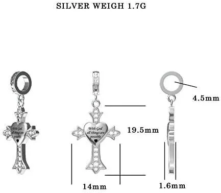 Miniatura 5 de Dijes de plata de ley 925 para pulsera y collar Pandora, regalos de joyería para mujeres