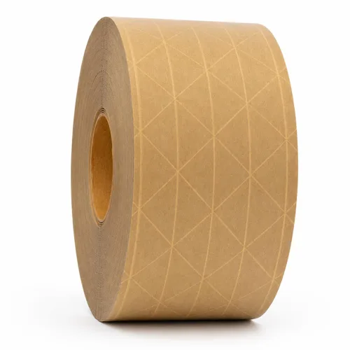 GGR Supplies T.R.U. WAT-WAE - Cinta adhesiva de papel kraft reforzada activada por agua, cinta de embalaje a prueba de manipulaciones para envíos,