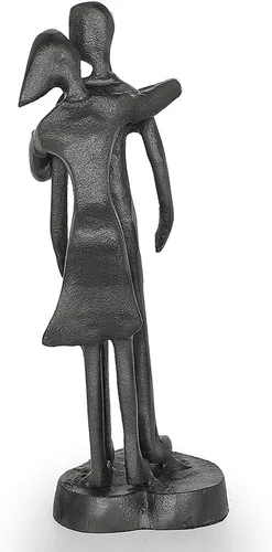 Miniatura 7 de DreamsEden Escultura de pareja, estatua de abrazo de hierro fundido hecha a mano, regalo de boda para el sexto aniversario para él y ella