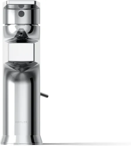 Miniatura 9 de Kohler 74013-4-CP Taut - Grifo de lavabo de baño con mango único, 1.2 gpm, cromo pulido Vibrant Brushed Nickel