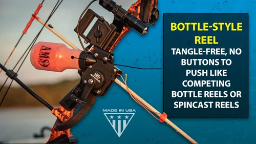 Miniatura 3 de AMS Bowfishing Carrete Retriever Pro - Fabricado en los Estados Unidos