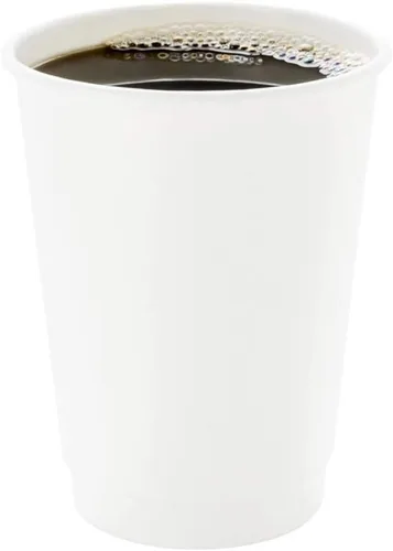 Miniatura 38 de Restaurantware Tazas de café de papel de 4 onzas, 25 tazas de papel desechables de doble pared, a prueba de fugas, reciclables, tazas calientes