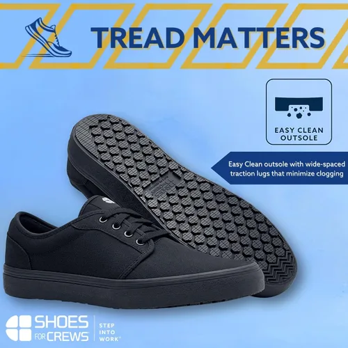Miniatura 10 de Shoes for Crews Zapatillas unisex con suela antideslizante para trabajo – Cómodas, zapatos de trabajo antideslizantes para hombres y mujeres