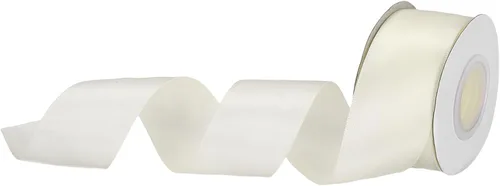 Miniatura 42 de MECCANIXITY Cinta de satén de 3/8 pulgadas de 50 yardas, de grogrén, de seda sólida, fina para ramo de boda, para regalo del día de San Valentín