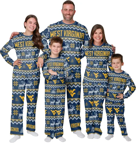 Miniatura 20 de FOCO - Conjunto de pijama familiar a juego con estampado llamativo del equipo de la NCAA, para unisex-adulto