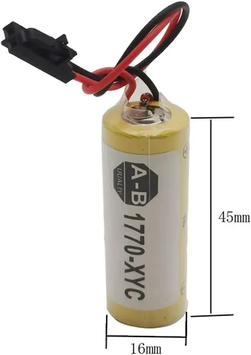 Miniatura 3 de 1770-XYC 3V 1800mAh Batería para Allen Bradley PLC 1770-XYC/A 1770-XYB Celda No Recargable